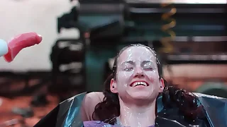 Homemade fake bukkake 6